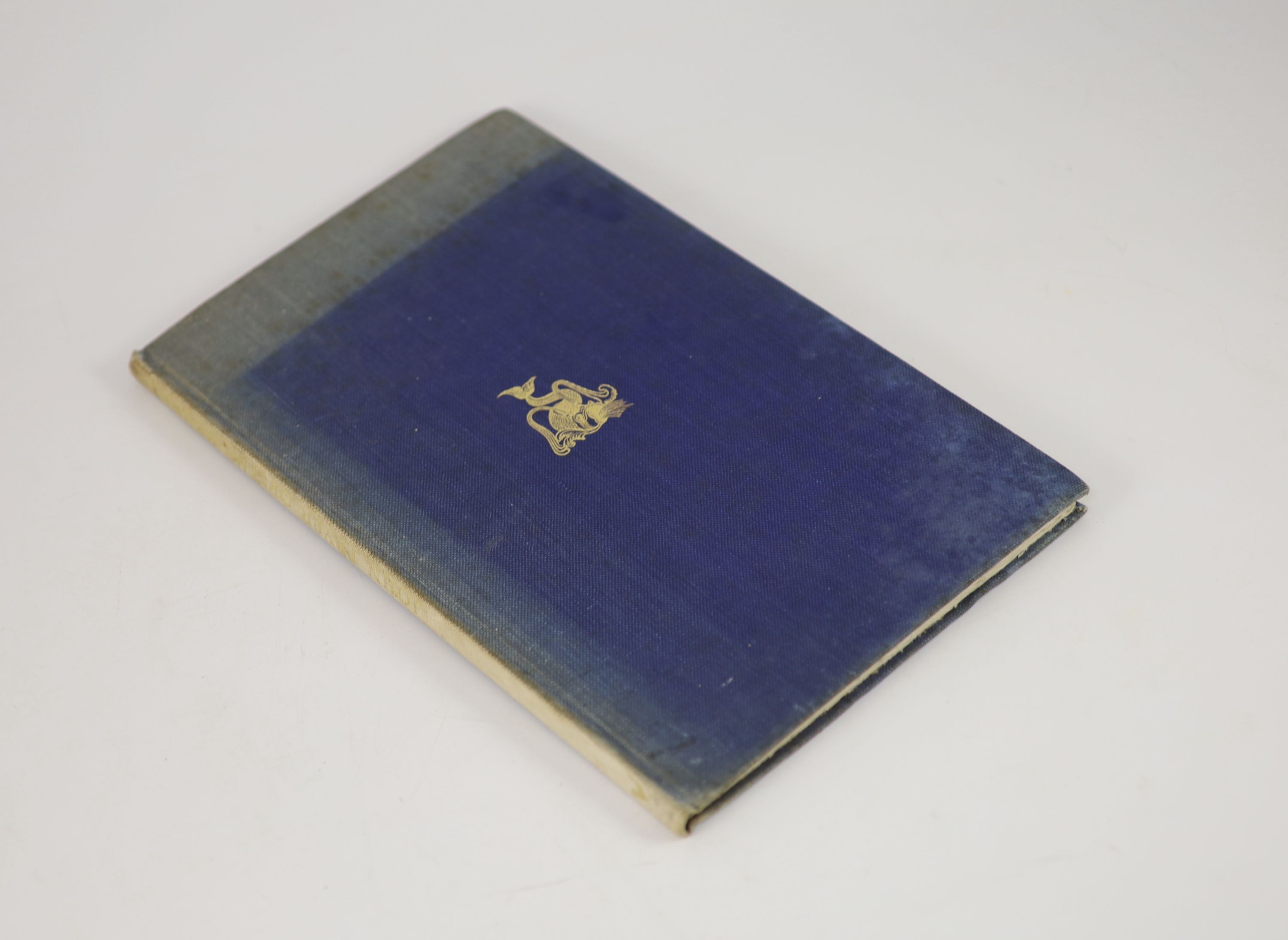 Golden Cockerel Press - Waltham Saint Lawrence, Berkshire- Fryer, Mary Ann - John Fryer of the Bounty, one of 300, blue cloth, spine and part of front board faded, spotting to final leaves, 1939